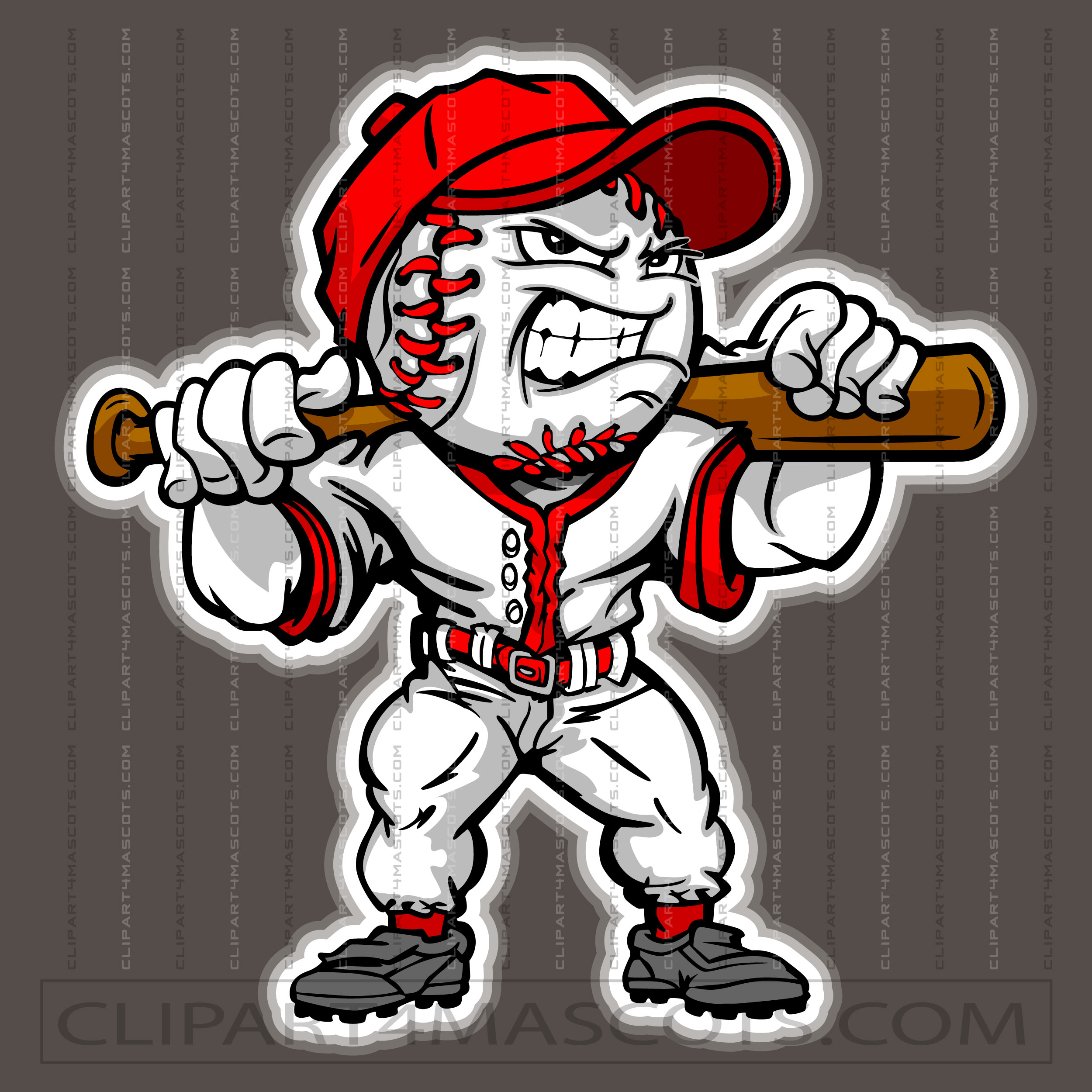 Baseball Face Logo